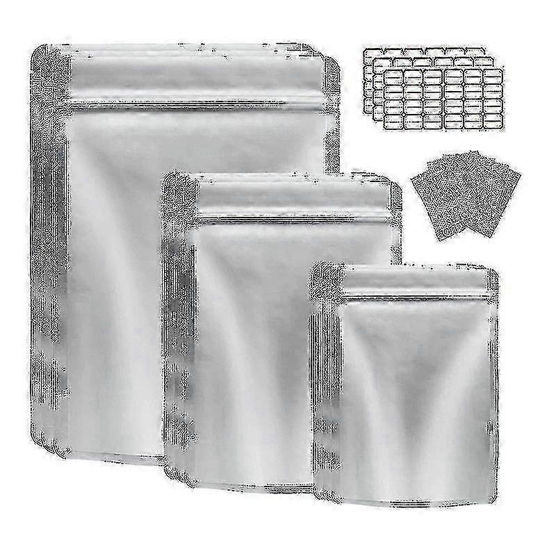 50 τσάντα Mylar πακέτων για την αποθήκευση τροφίμων με τους επανασφραγιζόμενους ξηρούς καρπούς απορροφητών οξυγόνου