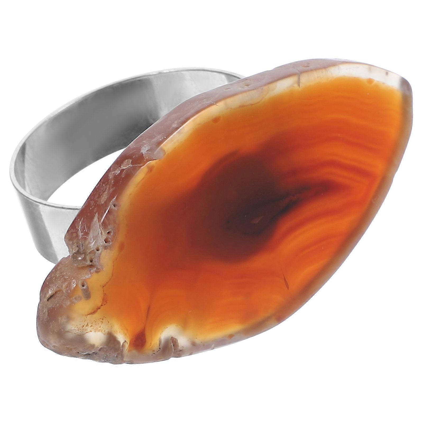 Napkin Decor Accessory Agate Napkin Ring Dining Table Serviette Ring Elegant Table Decor 1Pcs