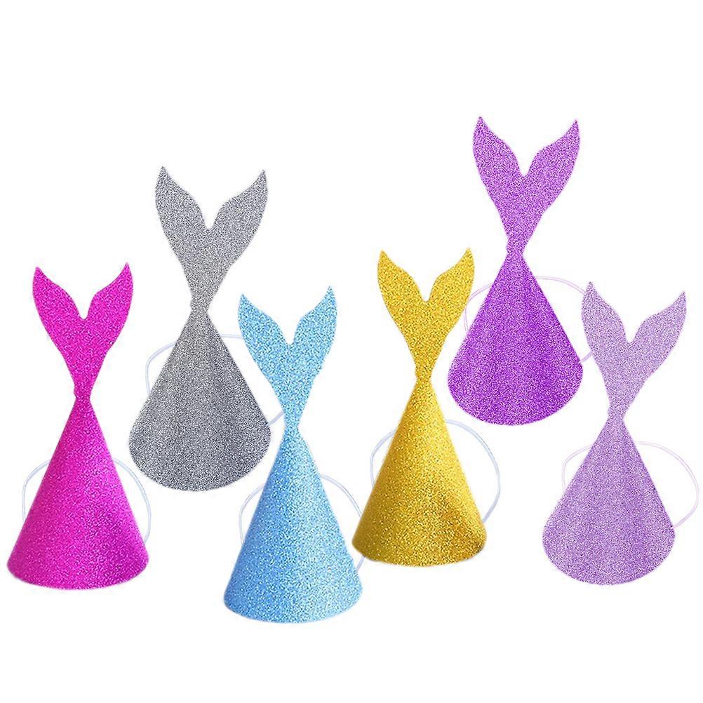18Pcs Tail Birthday Party Hats For Festivals And Photo Props In Assorted Color Suitable For Boys And Girls