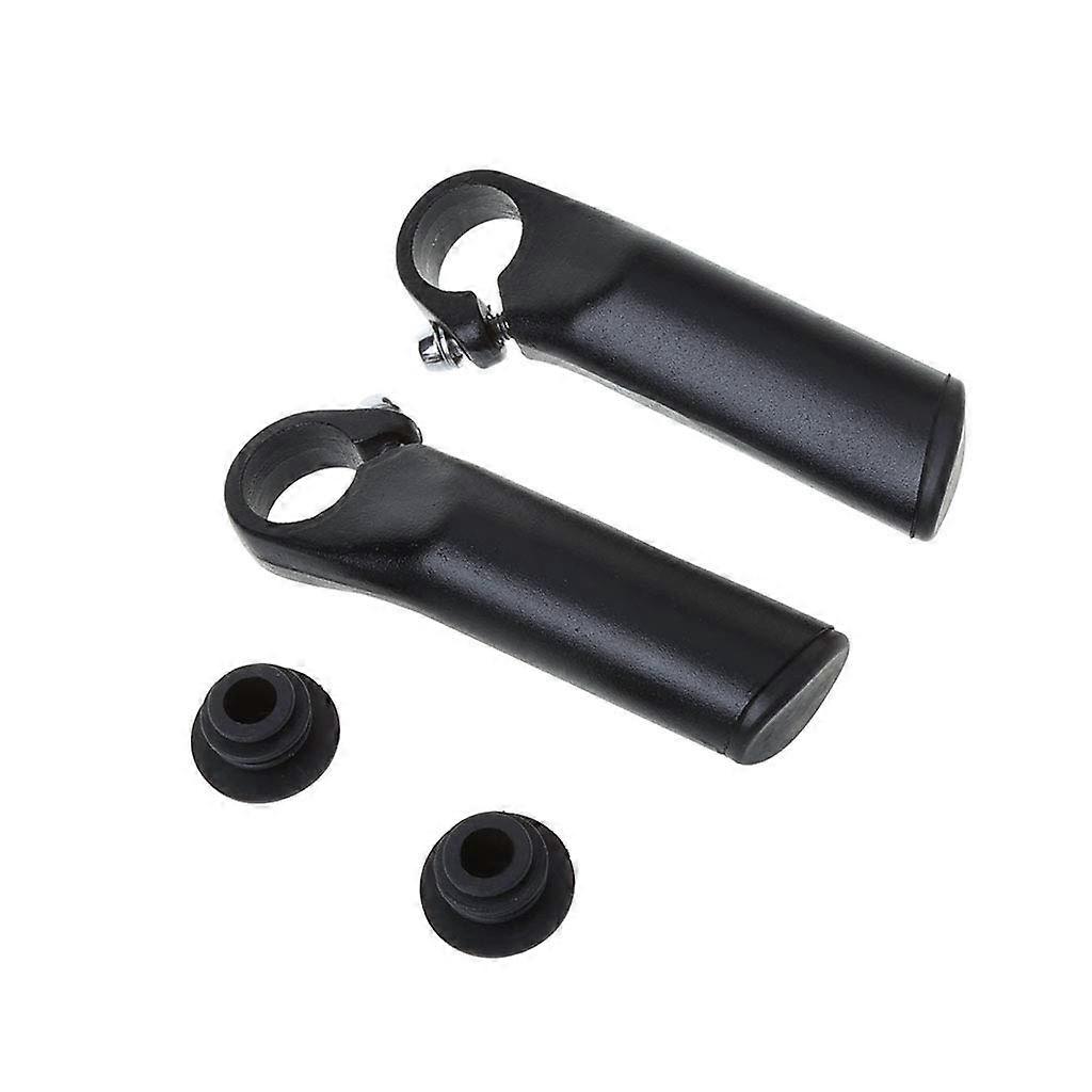 End Grips Aluminum Alloy, 22.2 mm Diameter, For Folding Bikes, 2-Pack