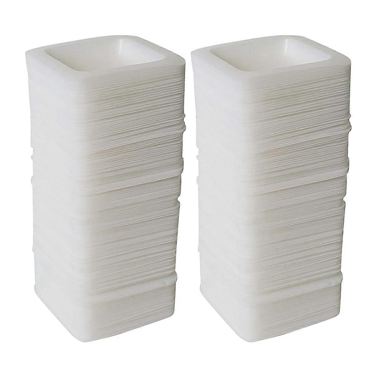 125Pcs 100Ml Weighing Boats Measuring for Easy Pour Design Disposable