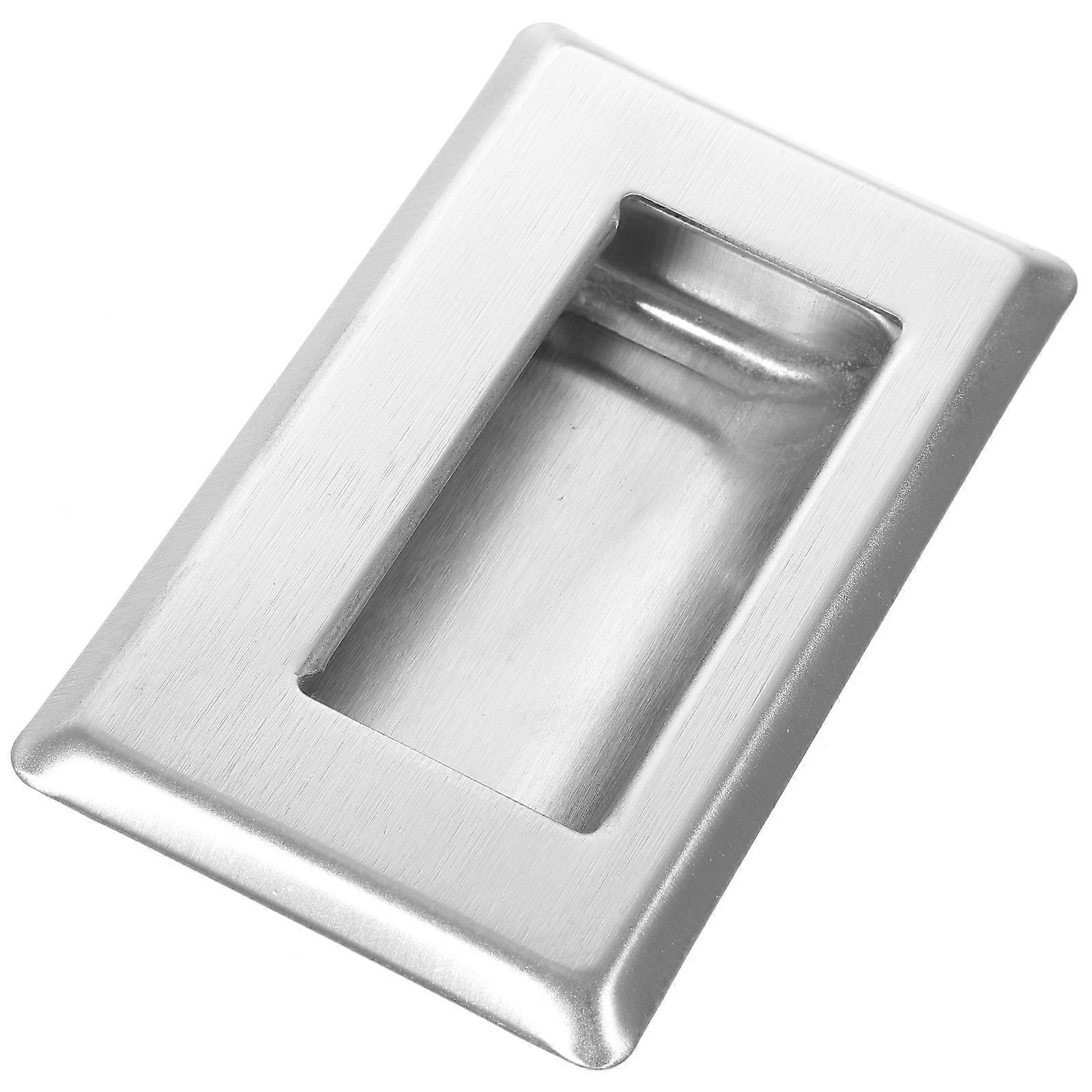 Embedded Door Handle Stainless Steel Recessed Concealed Handle Kitchen Easy to Install 1Pack