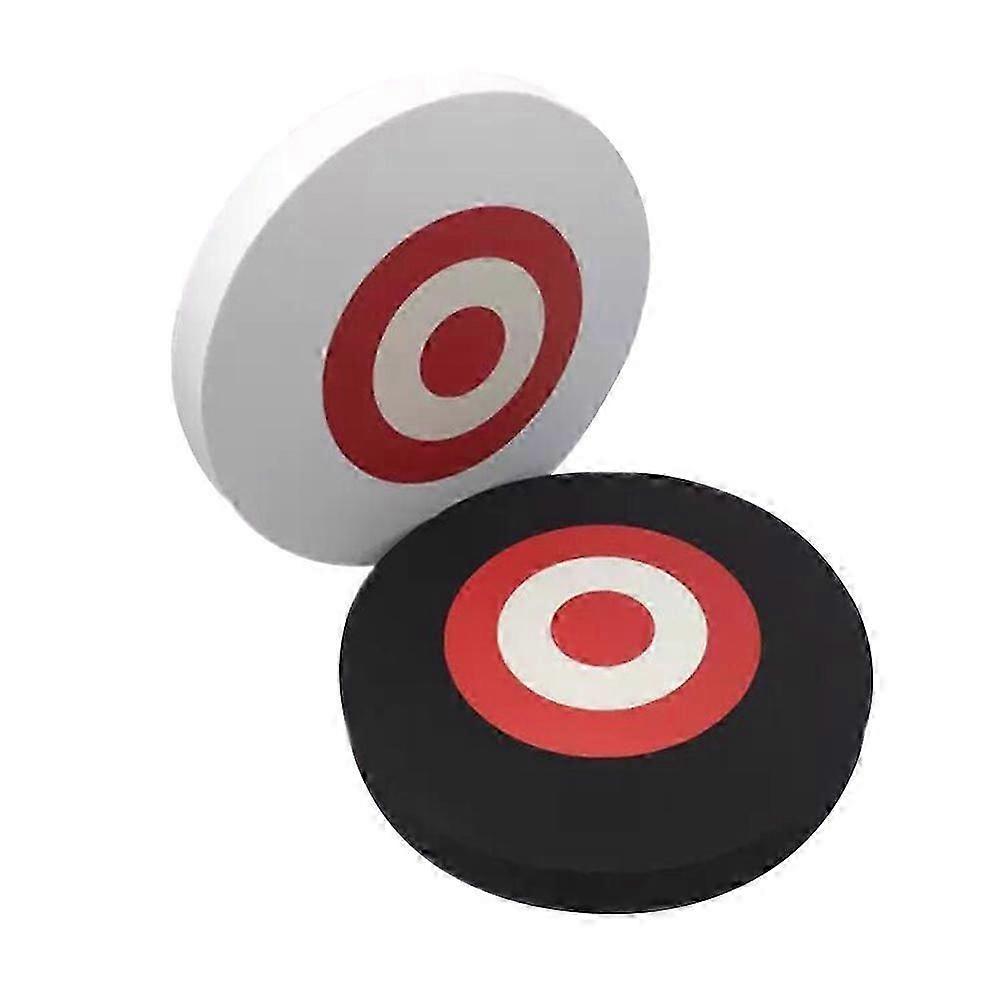 2PCS 25CM EVA Material Archery Arrows Target Shooting Practice Target(Black+White)
