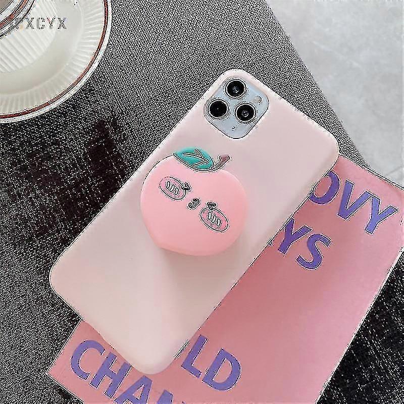Cute 3D Cartoon Avocado Fruit Soft Silicone Phone Case