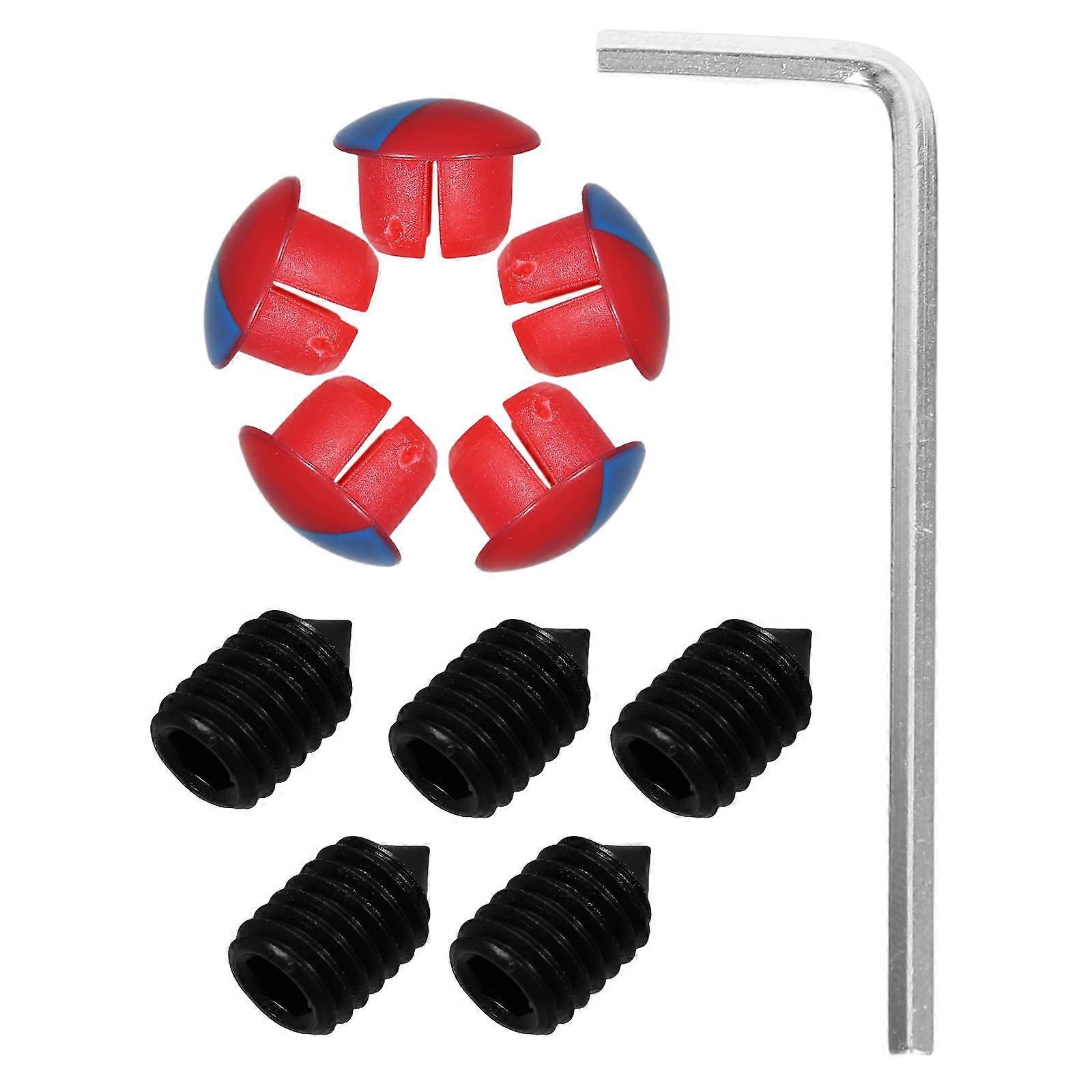 Screws Faucet Hole Cover Prevent Burns Seal Handle Holes 5Pcs Round Design For Homeowners Diy Enthusiasts