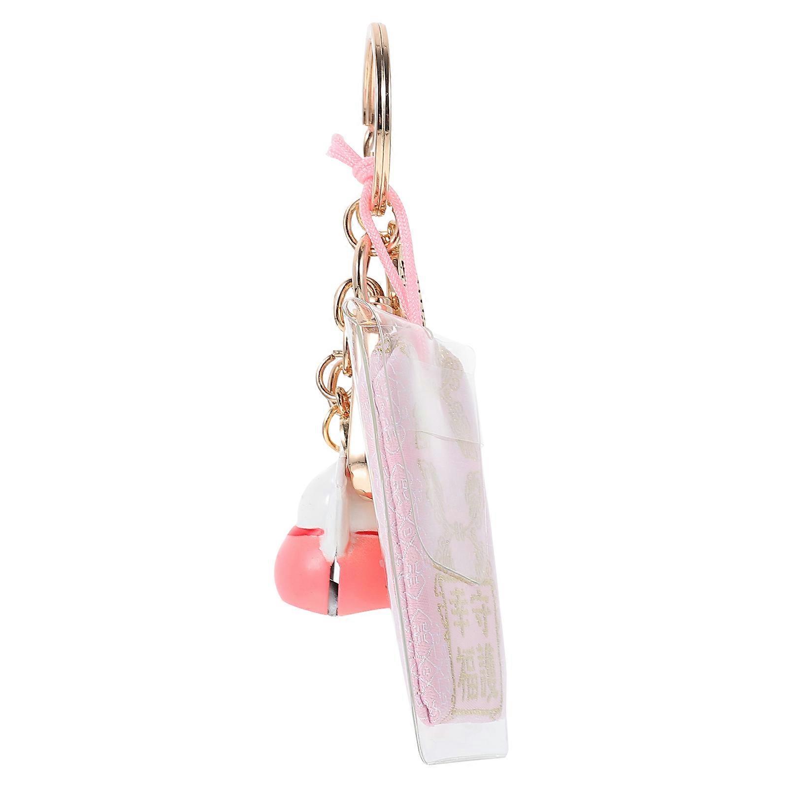 Creative Keychain Japanese Type Amulet Pendant Shape Everyday Use 1Pcs