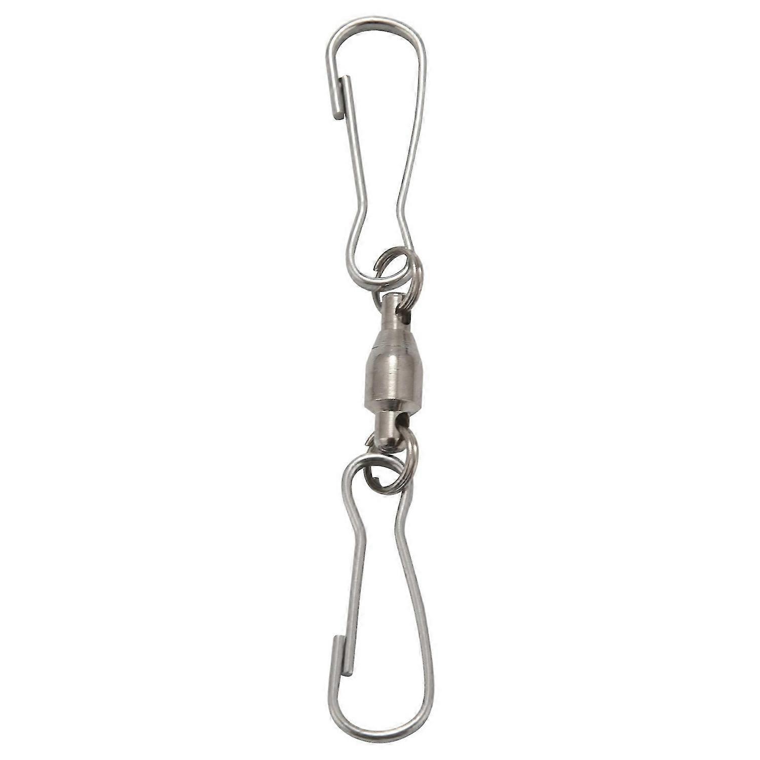 12 Pack Double Clip Swivel Hooks for Wind Spinners, Hanging Windsock, Bird Feeders, Wind Chimes Crys