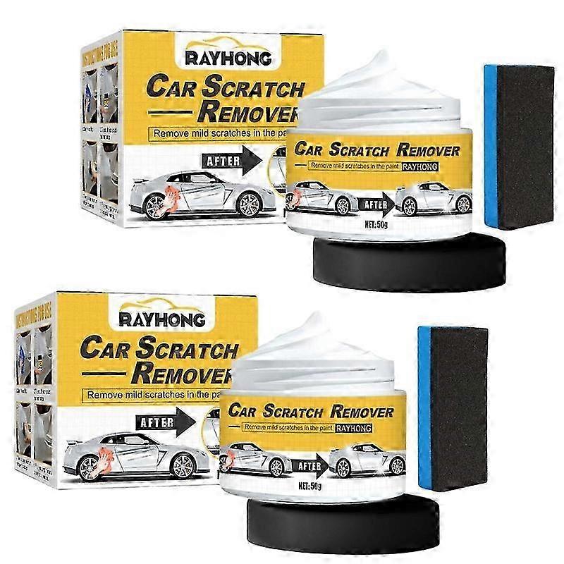 1-3x Polishing Compound & Scratch Remover with Sponge, Car Scratch Remover
