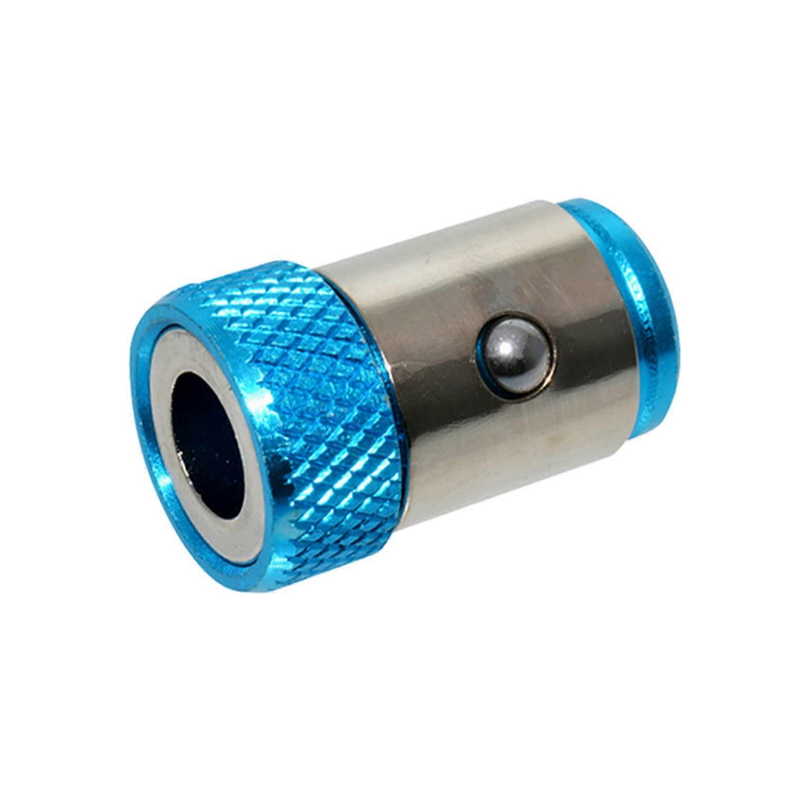 Electric Screw Extractor Magnetic Ring Screwdriver 6.35mm Hex Shaft (Size: Blue)