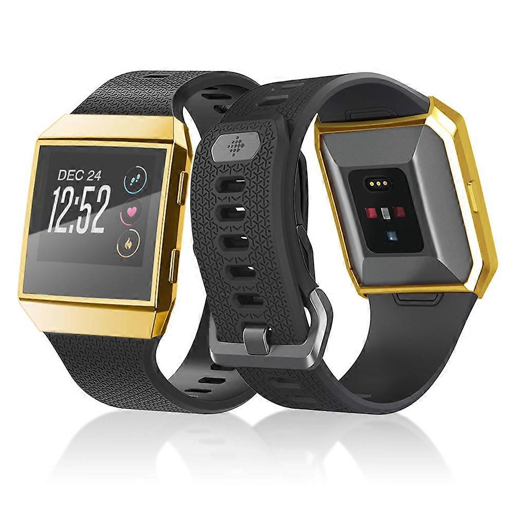 Transparent TPU Frame Protector Case Compatible Watch Cover Lightweight Protective Frame Compatible for Fitbit Silver