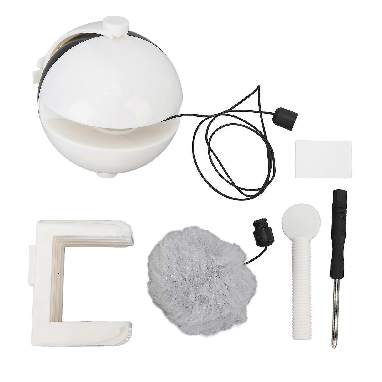 Cat Automatic Lifting Ball Interactive Adjustable Base Cat Retractable Rope Lifting Ball Toy for Home Indoor