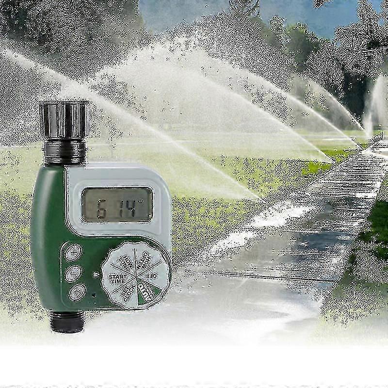 Watering Timer, Digital Hose Faucet Timer Outdoor Automatic Watering Sprinkler System Irrigation Controller With 1, Outlet For Garden Plants.