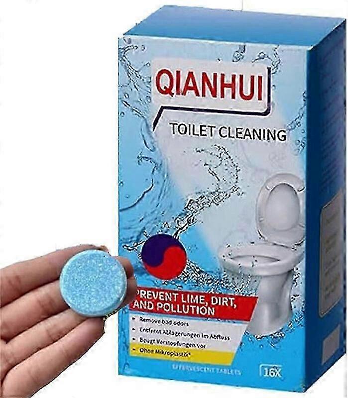 Lemon Scent Bowl Cleaner Tablets-Qianhui Cleaning Bathroom