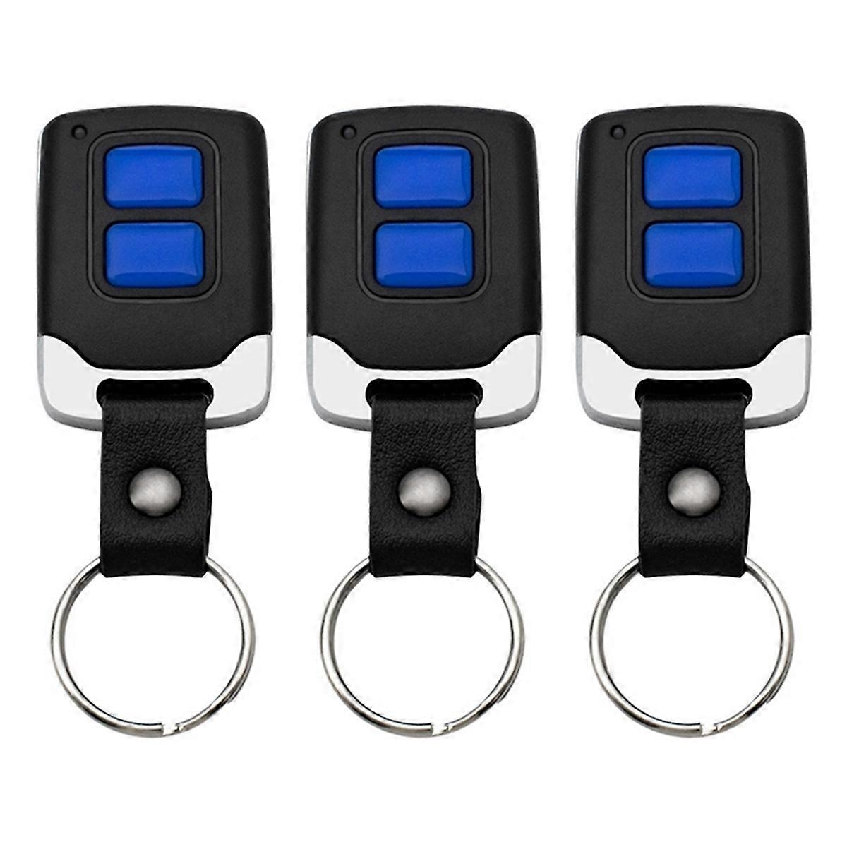 3PCS Garage Door Remote Control 433MHz 2 Keys Wireless Rolling Gate