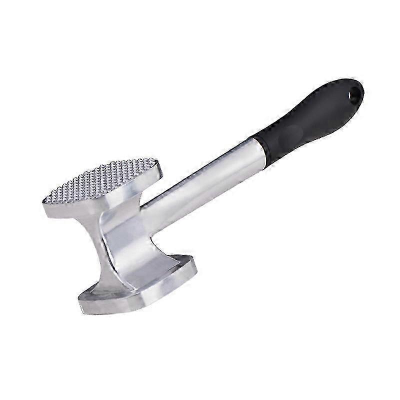 Meat Tenderizer Hammer with Comfort Grip Handle, Kitchen Double-Sided Meat Hammer, Heavy Duty Meat Hammer for Tenderizing Steak, Beef and Fish Cr