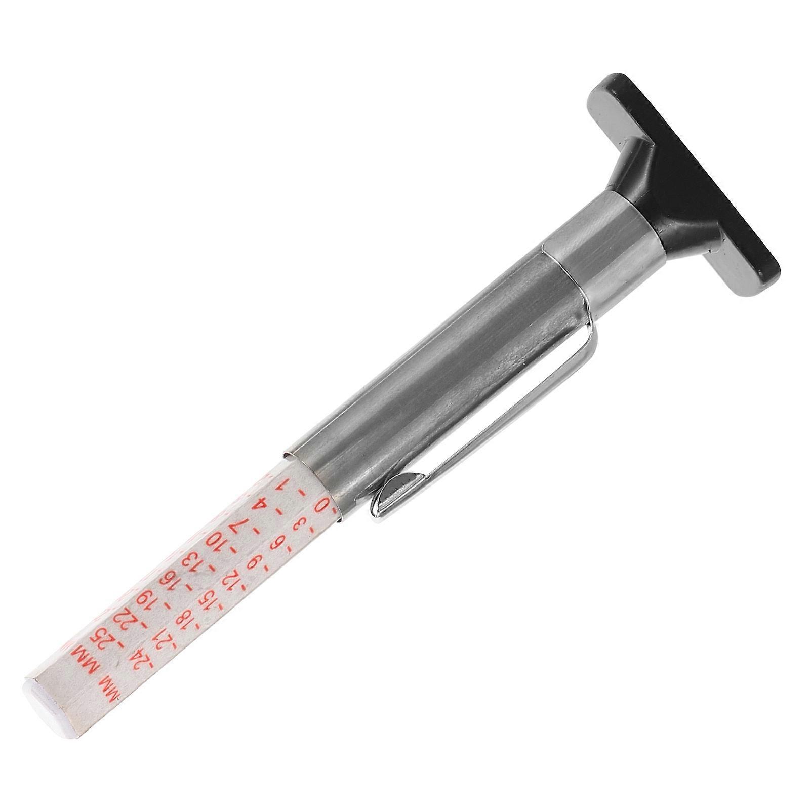 Car Tire Tread Depth Gauge, Portable Plastic Measuring Tool for Accurate Performance and Depth Measurement, Durable Design for All Vehicle Types
