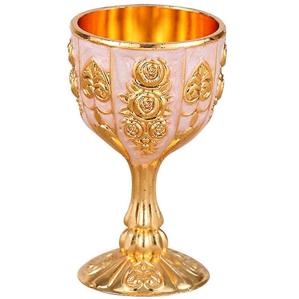 Drinking Goblets Cup Shape Curved Drinking Cup For Home Use Wedding 2.75X1.65X1.65IN Zinc Alloy 1Pack