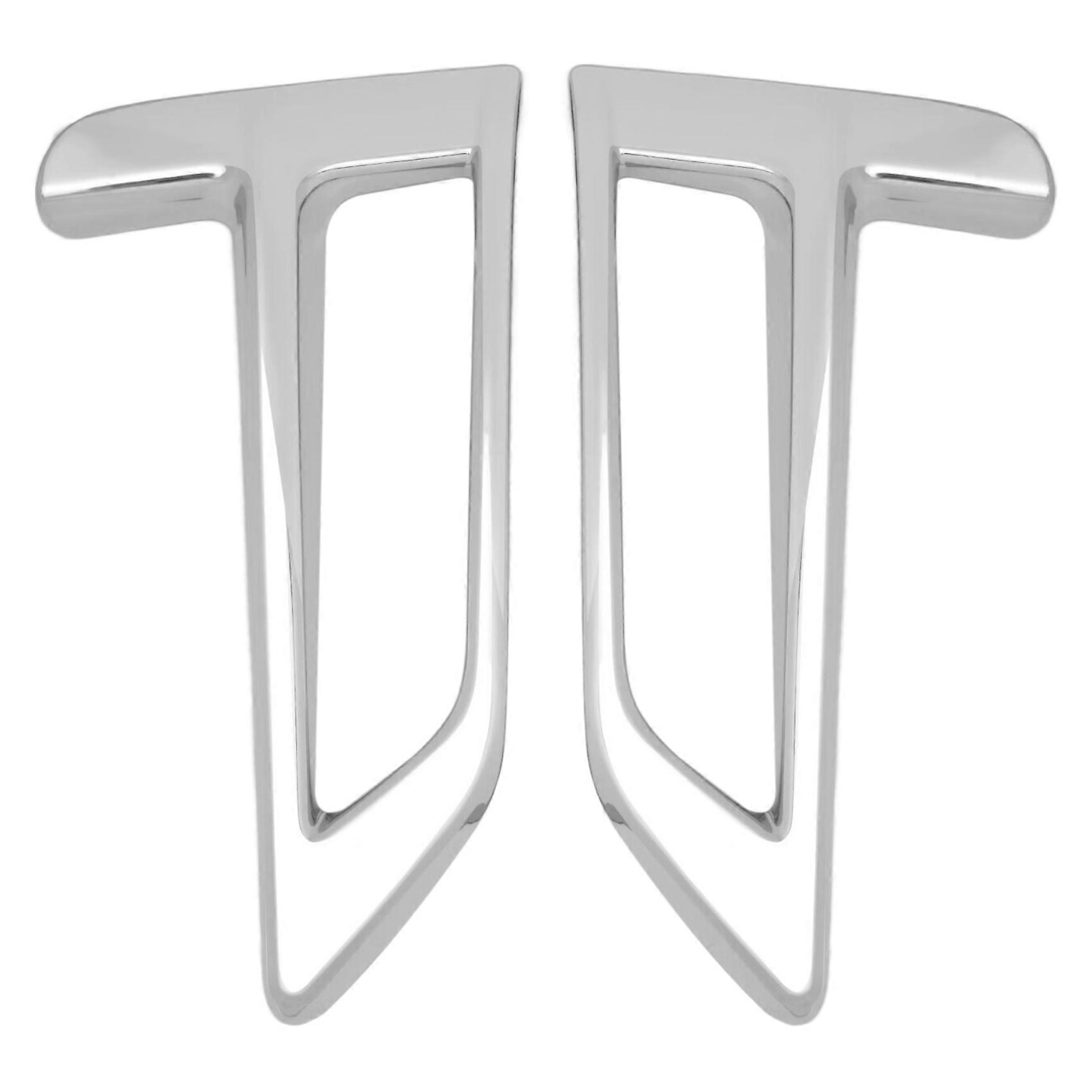 For Nissan Serena C27 2017 2018 2019 ABS Chrome Front Fog Light Lamp Cover Trim Foglight Bezel Decoration Frame