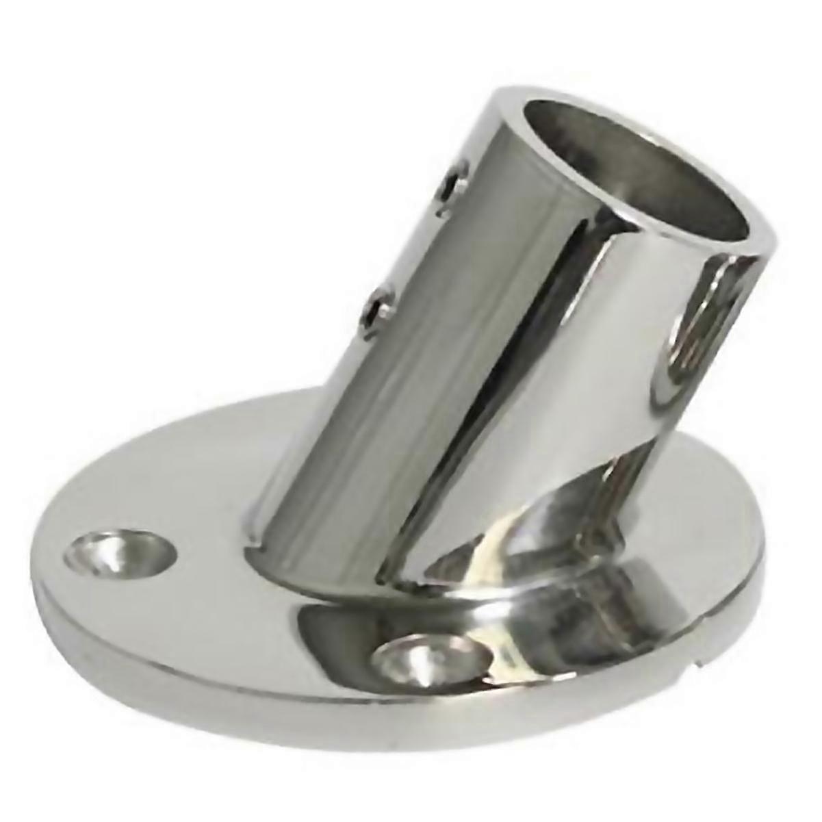 For Marine Stainless Steel 60 Degree 22mm 7/8 Inch Tube Round Base