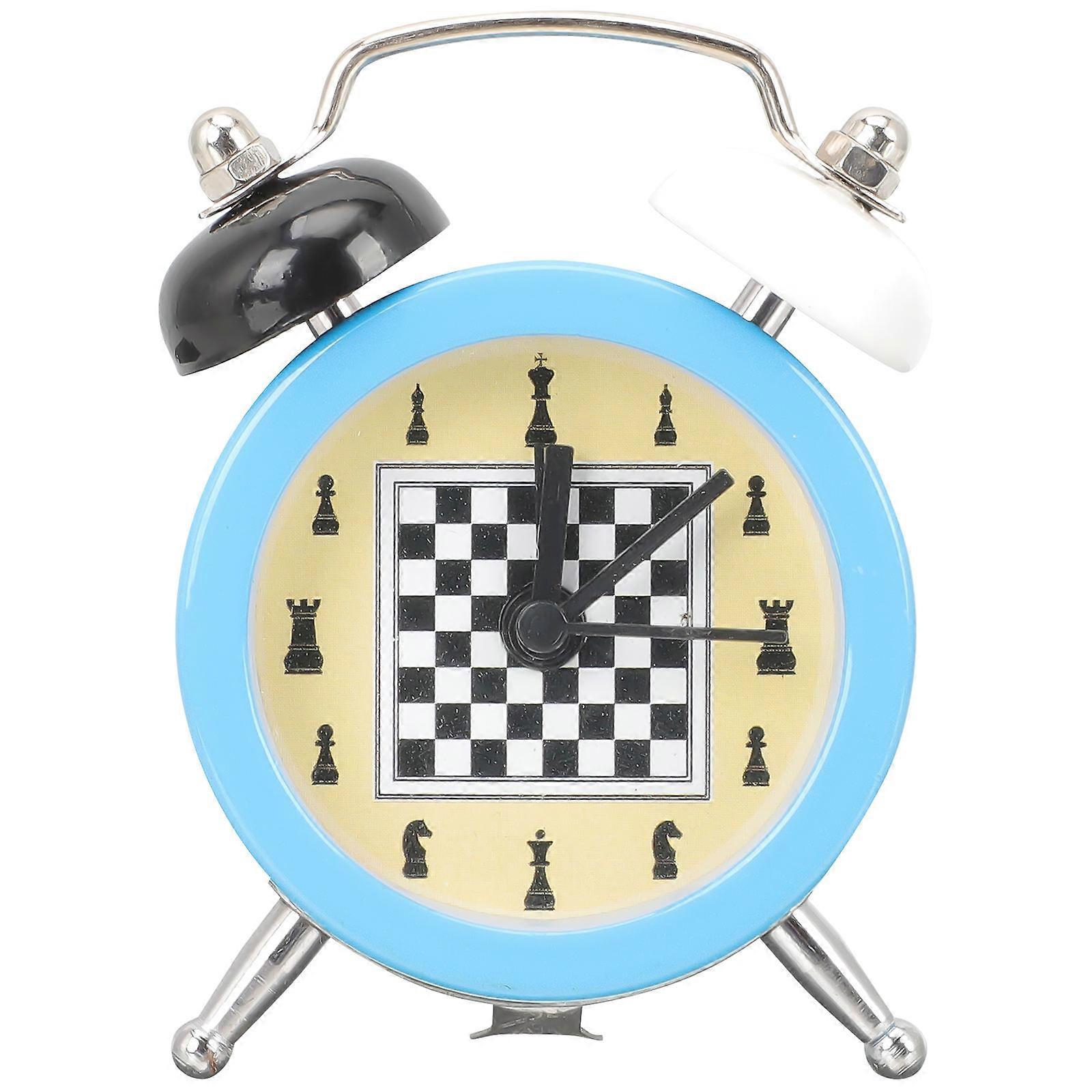 Small Alarm Clock Mini Alarm Clock Chess Timer Clock Chess Lovers Rustic Style 7.8x5cm Digital Timer 1Pack