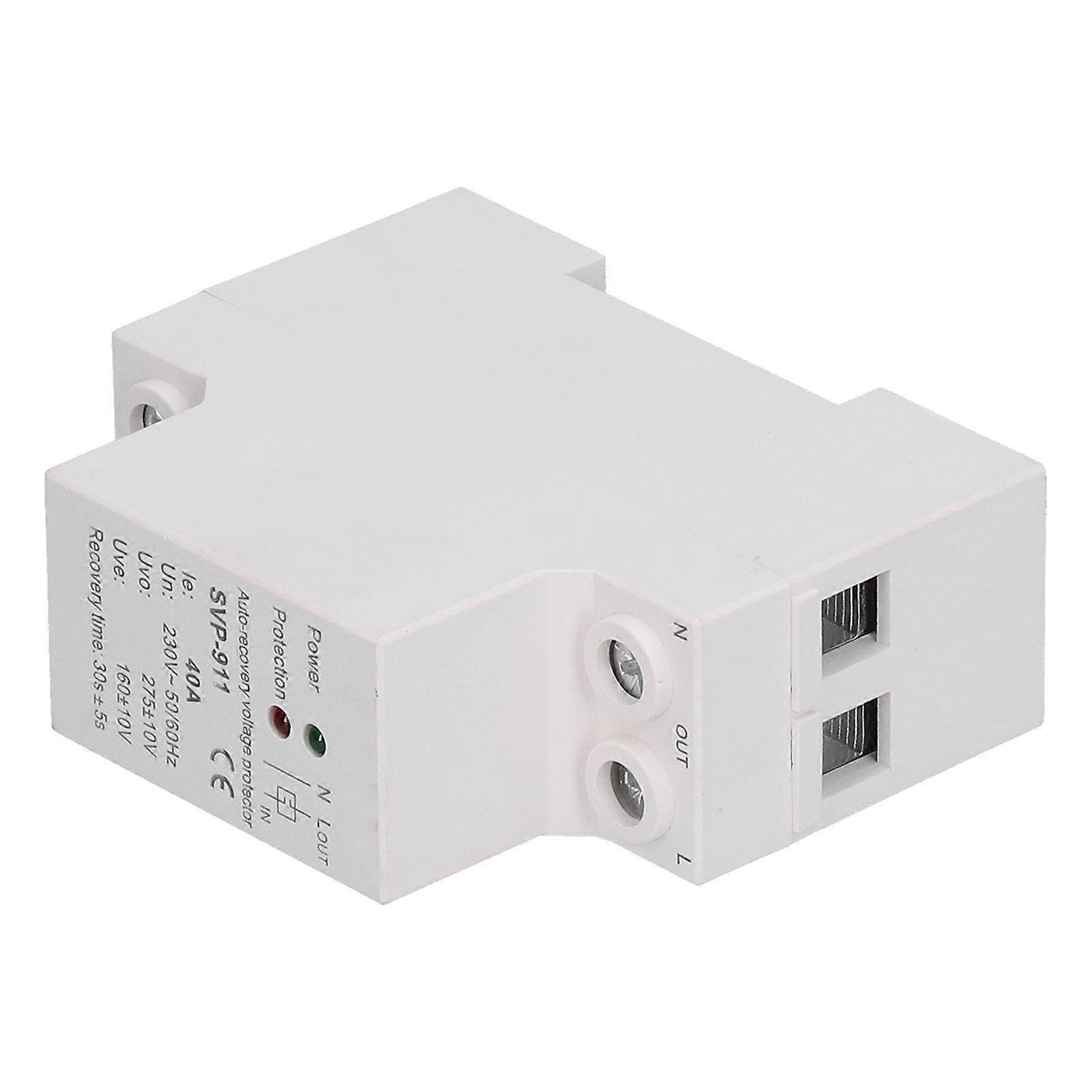 SVP911 OverVoltage UnderVoltage Protective Device Household Voltage Protector 230V 40A