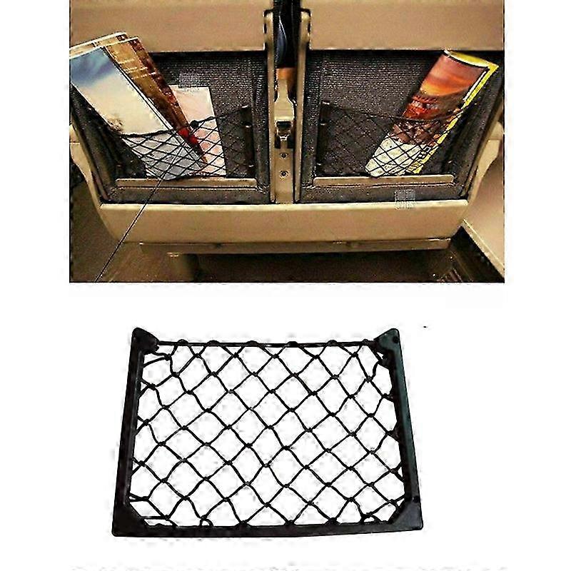 4PCS Large Elastic Net Storage Magazine Holder Rack Car/Caravan/Motorhome/Boat Camping Accessories C Edition 0709