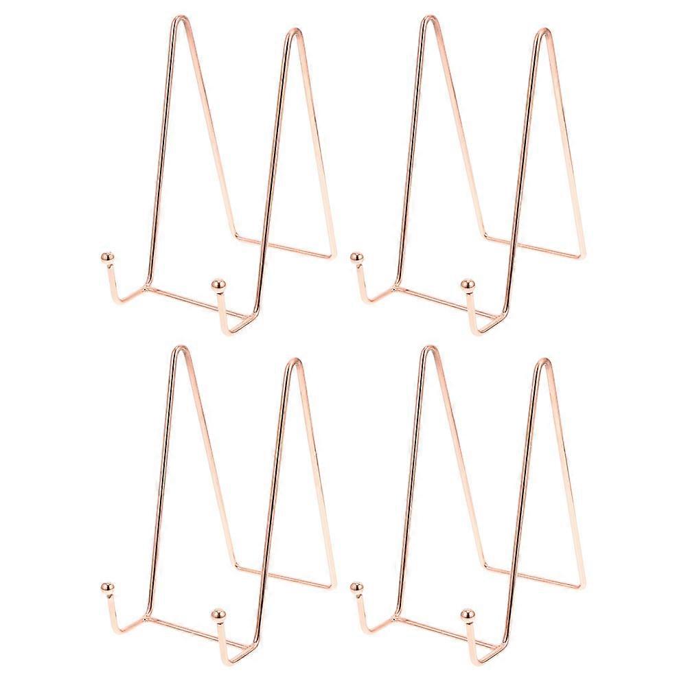 Document Brackets Desktop Book Stands Decoration 16X12CM Iron Book Display 4Pcs
