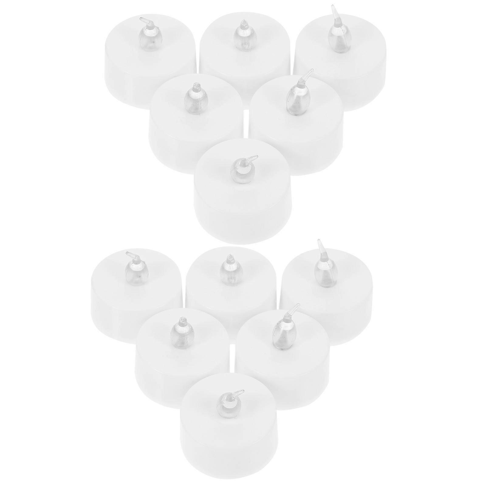 12pcs lampes à bougie LED avec conception unique de bougie électronique