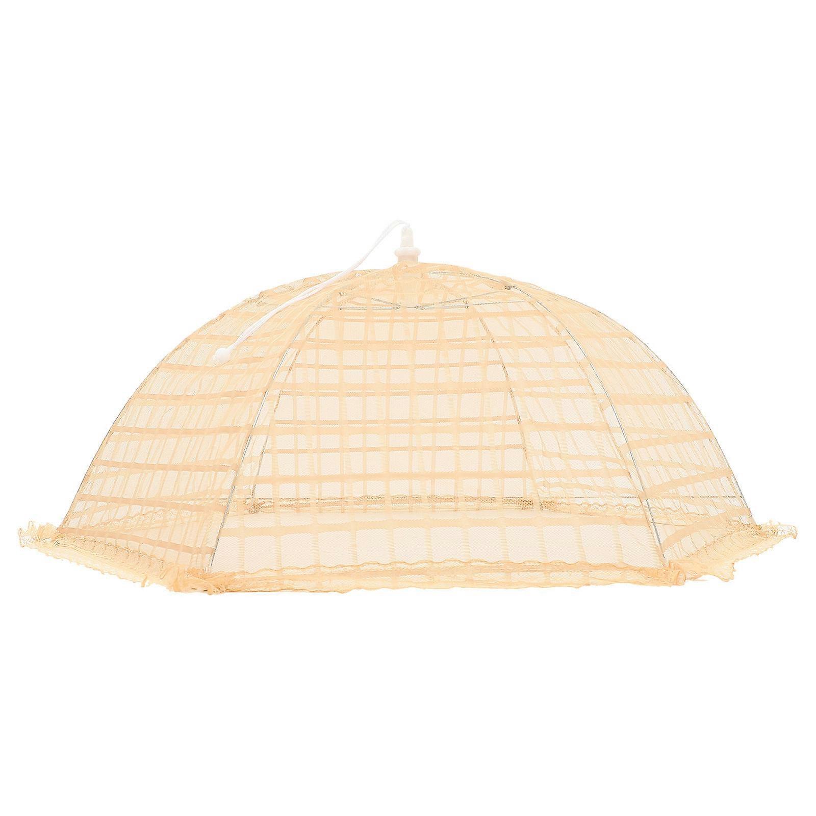 It looks like you're referring to a **collapsible mesh food tent or food cover**—a handy tool for keeping bugs, flies, and debris away from your food