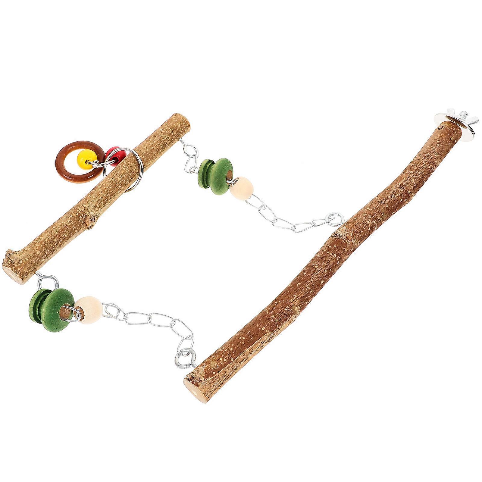 Durable Parrot Swing Stand Bird Plaything for Cockatiels & Budgies – Stylish Home Decor Bird Supply Design