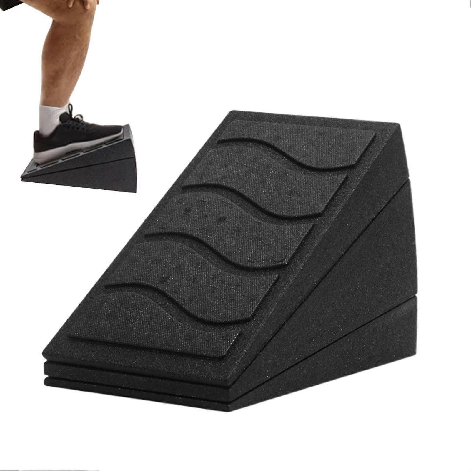 Foam Squat Wedge, Kalb Stretch Wedge Adjustable Calf Stretch Squat Wedge Training Tool for Travel, Home, Workplace and Gym