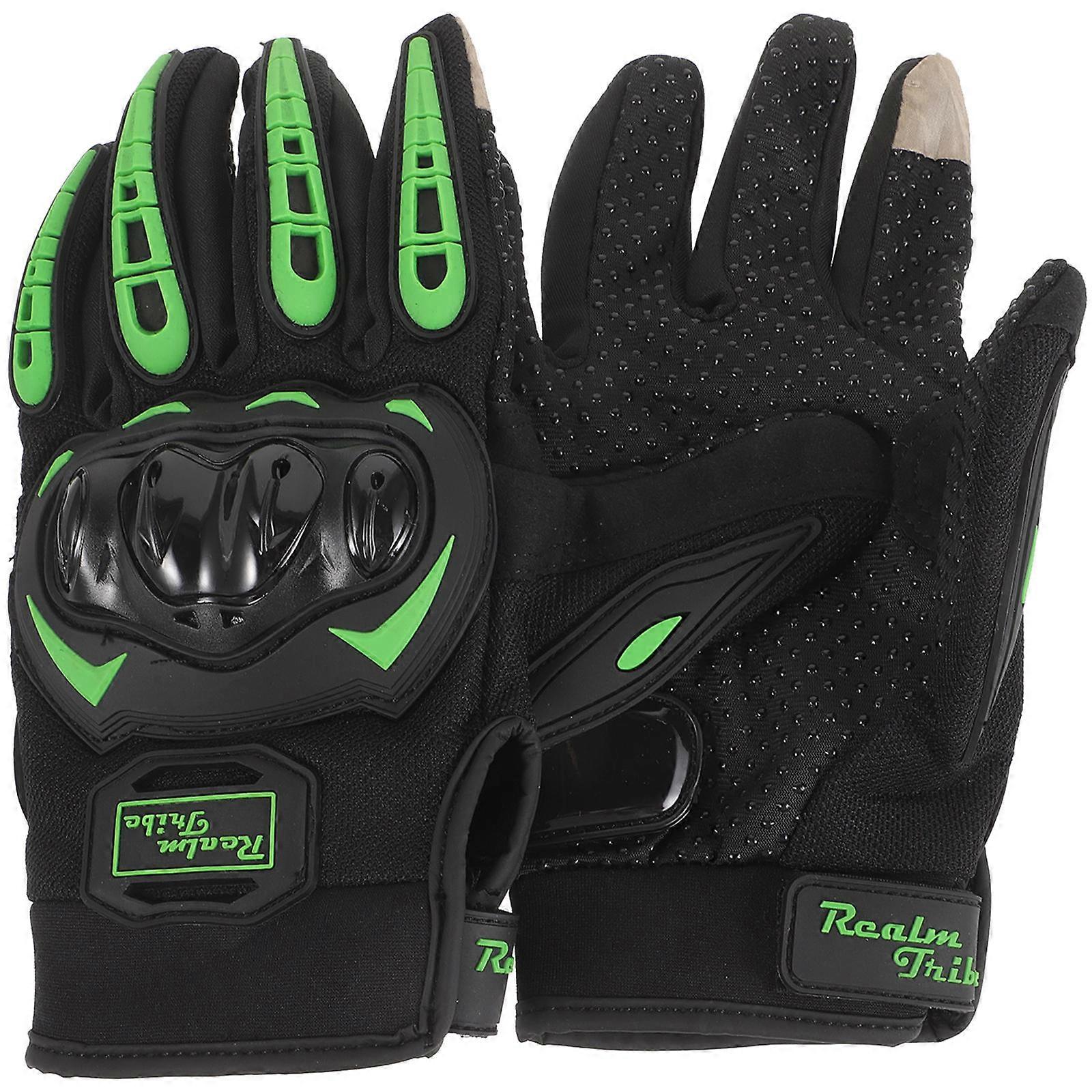 Motorcycle Riding Gloves Men Shock Absorption Drop Resistant Four Seasons 2Pcs