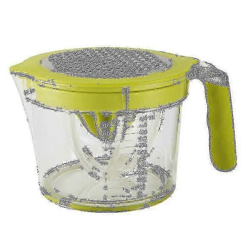 Green Citrus Juicer Lemon Squeezer Measuring Separator