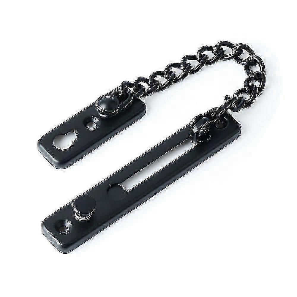 Narrow Security Door Chain Limiter - Spring Loaded Anti-Theft Door Lock with Screws for Enhanced Home Safety
