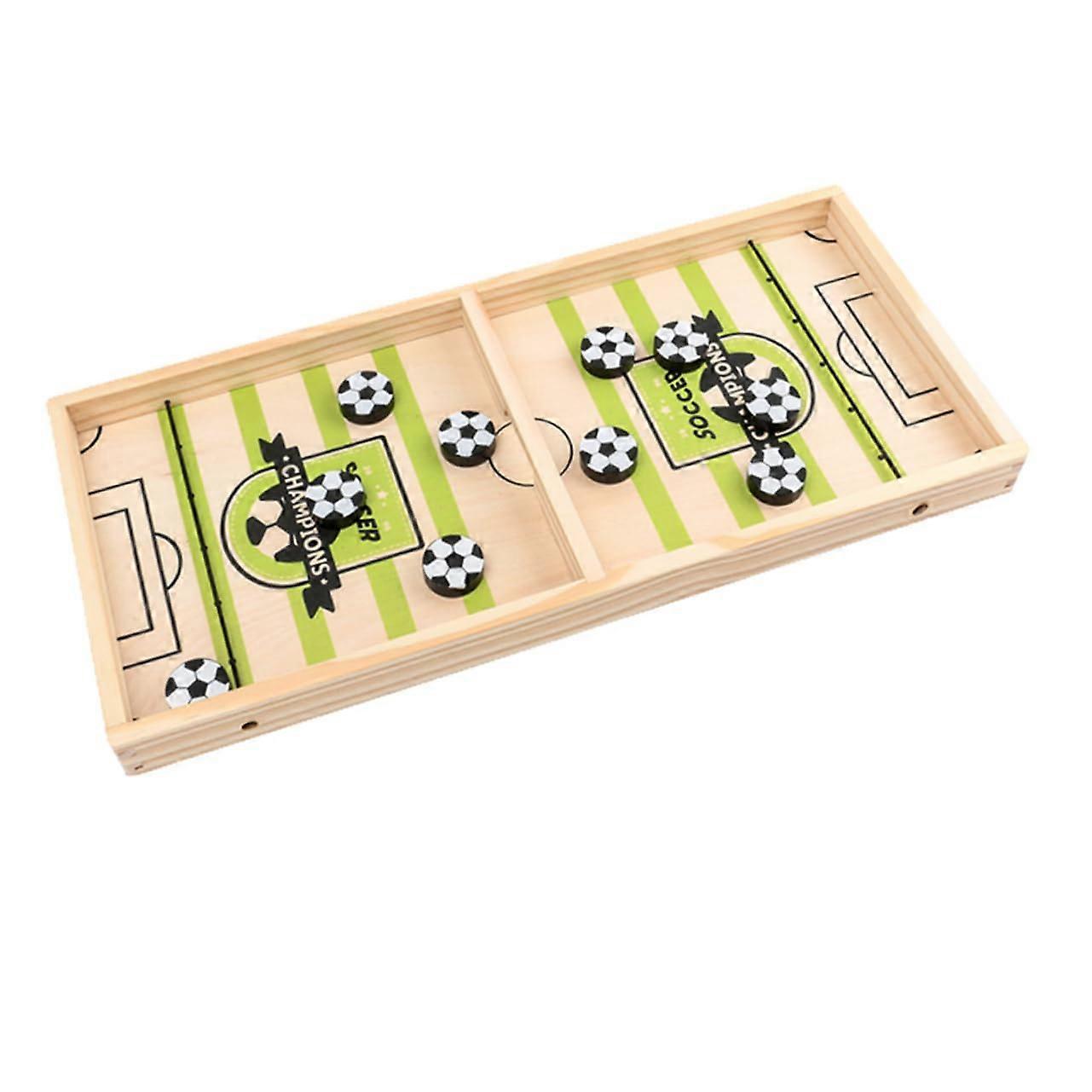 1 Set of Football Bouncing Chess Development for Wooden Toy Toys for Boys Funny Ejection Chess Toy Interactive Ejection Chess Toy Wooden