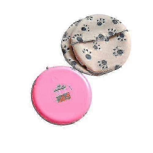 Köpekler ve Kediler için Taşınabilir Isırmaya Dayanıklı Mikrodalgaya Uygun Pet Isıtma Yastığı - Yedek Ped ile İç / Dış Mekan Kullanımı