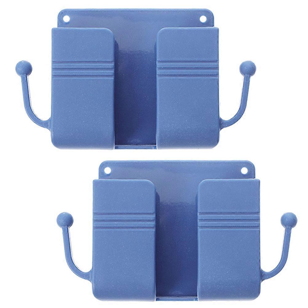 Mount Organizer Shelf for Remote Controller and Phone Simple to Install on Smooth Surfaces 2 Pcs