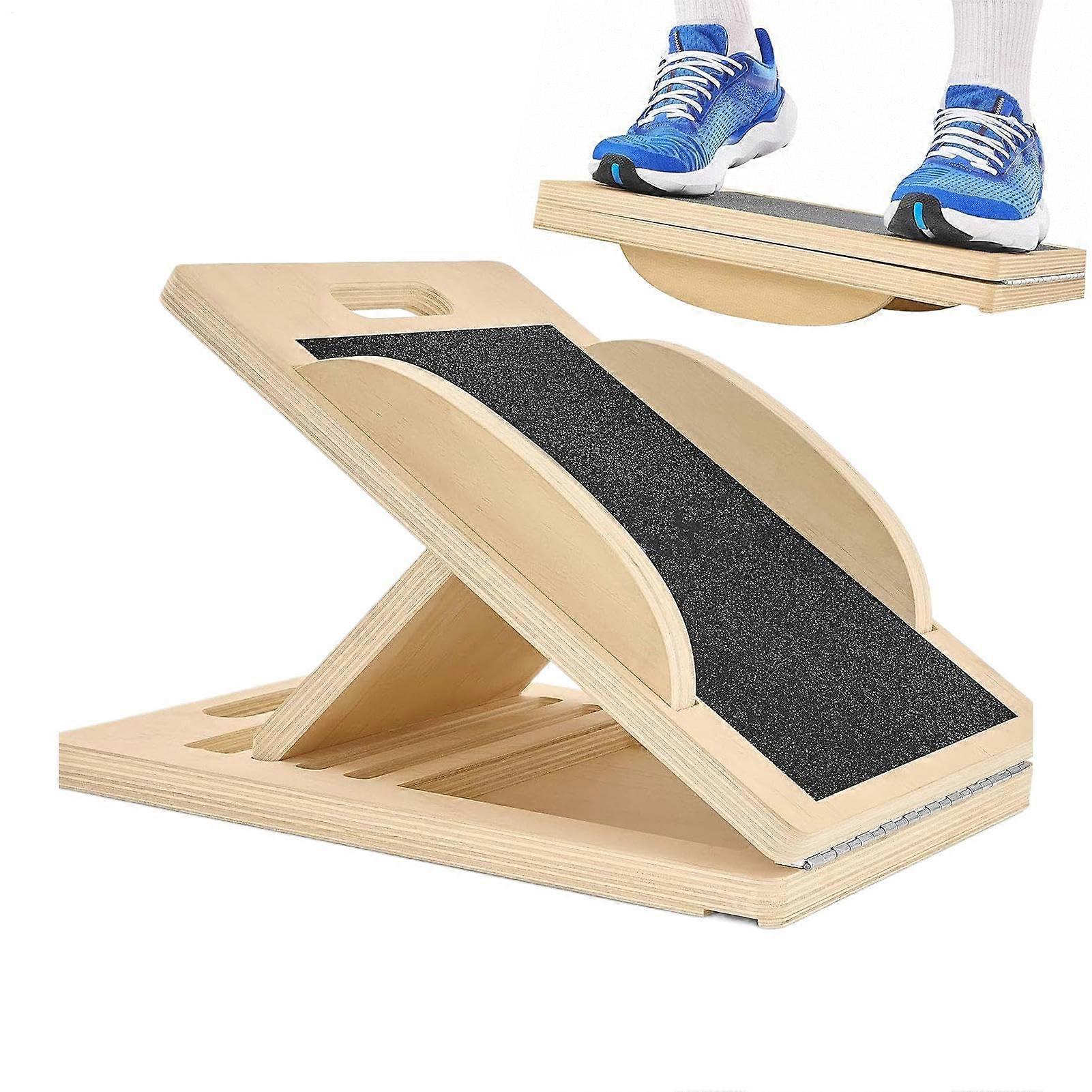 Wooden calf stretcher for stretching