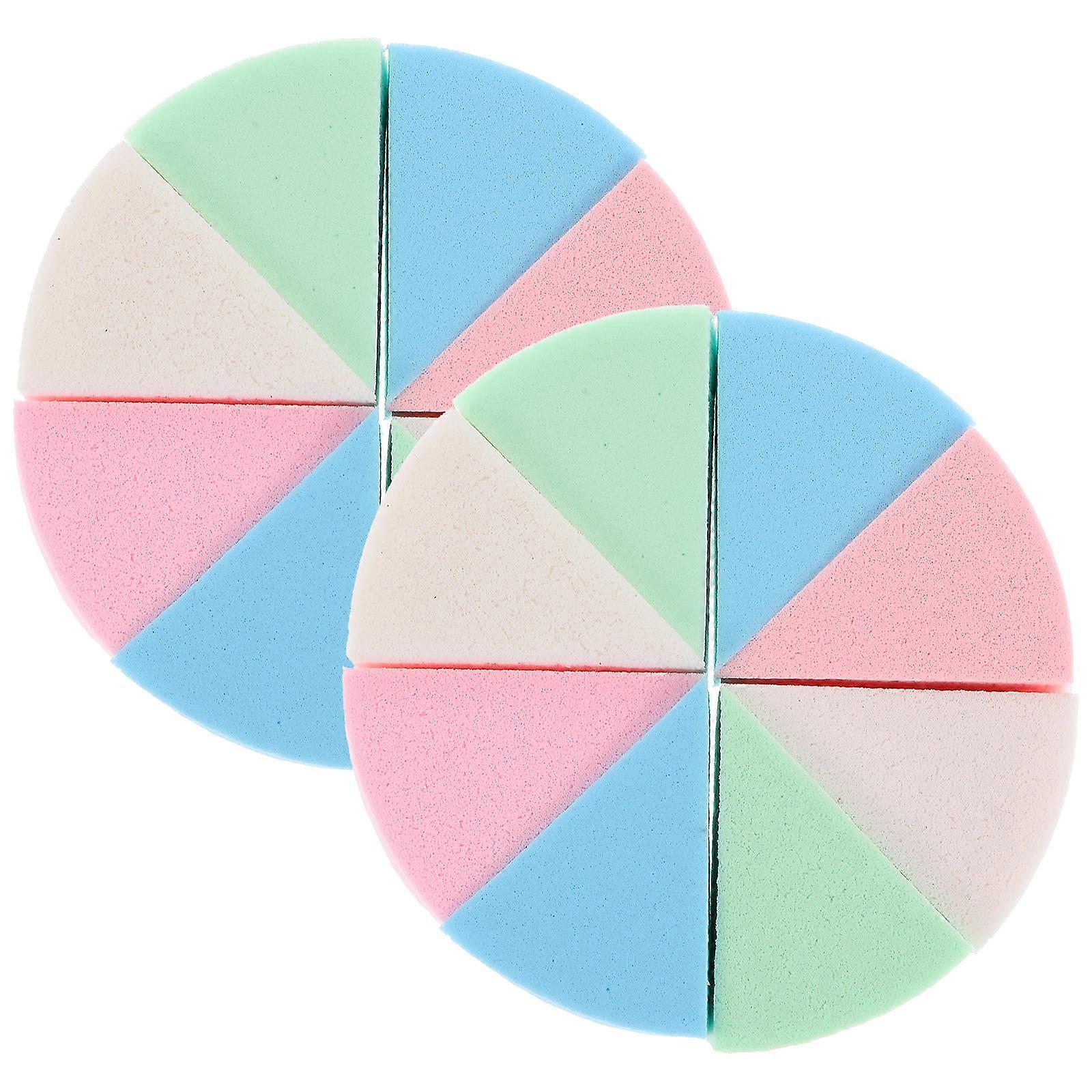 Makeup Sponges Set Latex Wedge Cosmetic Applicators for Foundation, Creams & Powders Lightweight & Compact for Easy Application