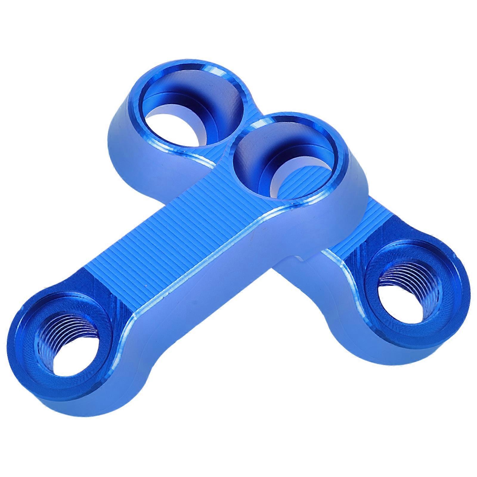 Motorcycle Mirror Extenders Rearview Mirror Extension Holder 2Pcs Blue