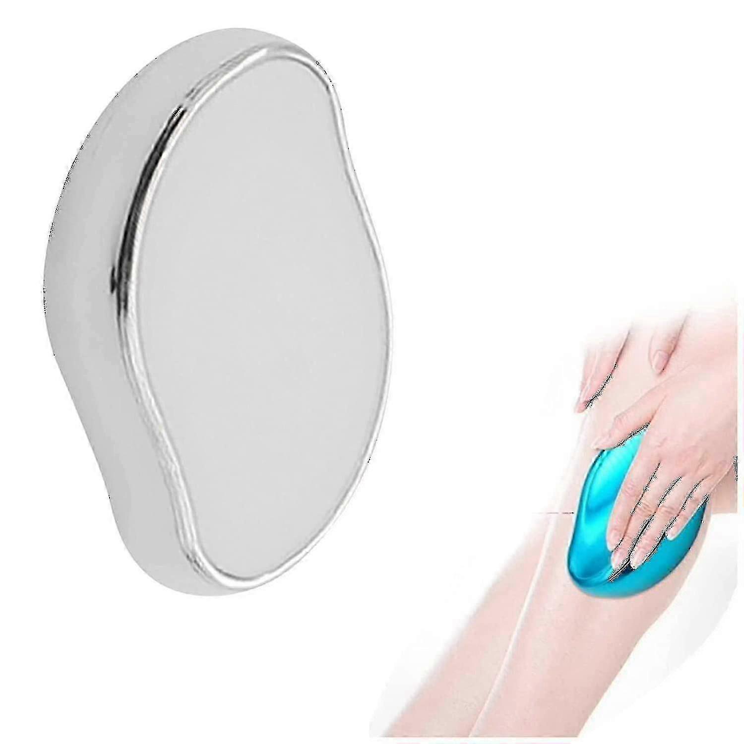 ممحاة الشعر الكريستالية، مزيل الشعر السريع السهل لتقشير البشرة، إزالة الشعر دون حلاقة، قص الألم