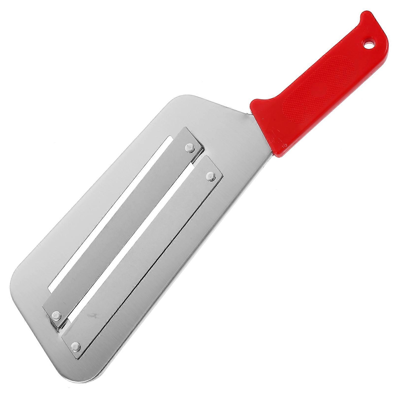 Stainless Steel Vegetable with Comfortable Handle for Kitchen Use Red