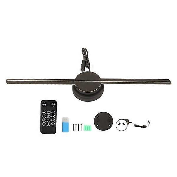 3D Hologram Fan 224LED 400x400mm WiFi Remote Control 3D Hologram Projector Advertising Display 100‑240V