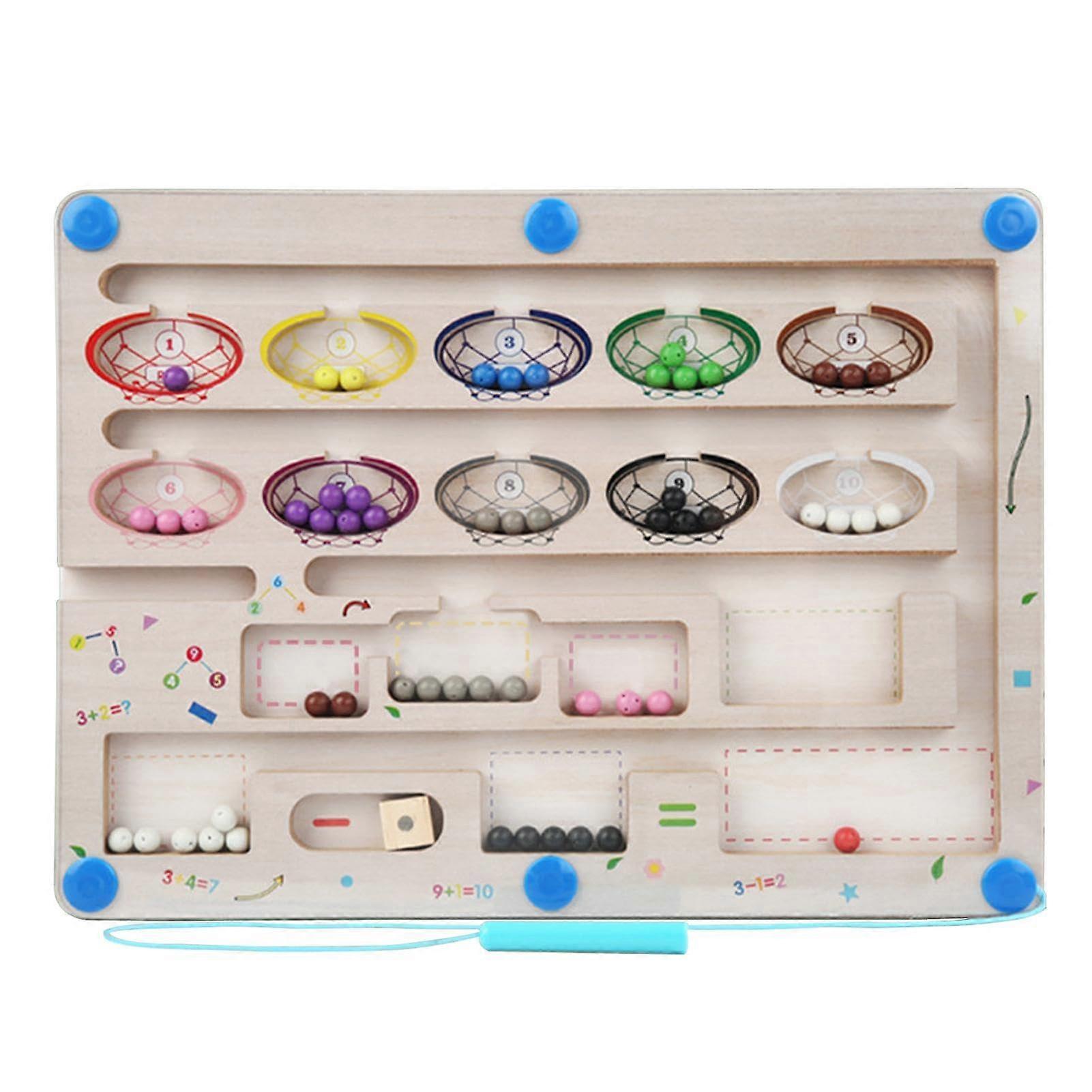 Magnetic Alphabet Maze, Wooden Puzzle Board, Educational, Fine Motor Skills Toy