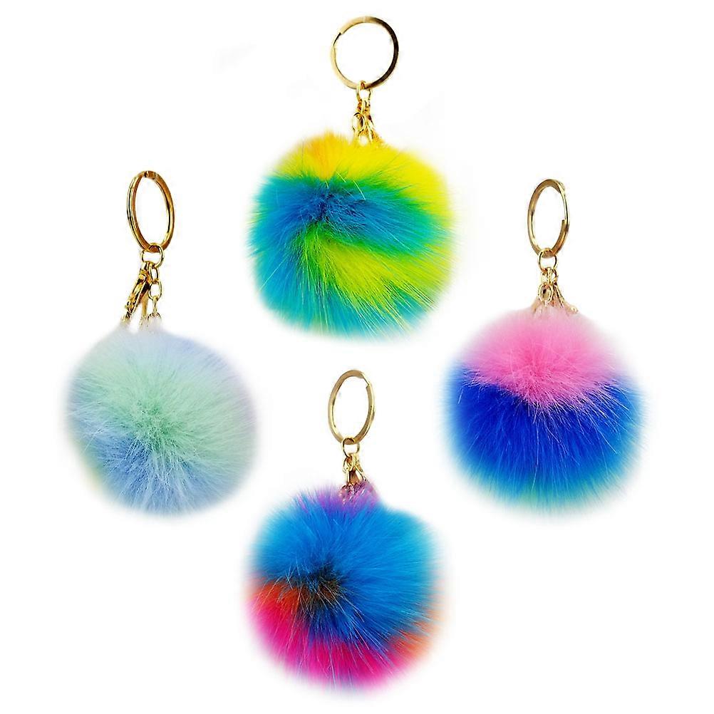 Furry Ball Charm Keychain Gift Assorted Color For All Occasions