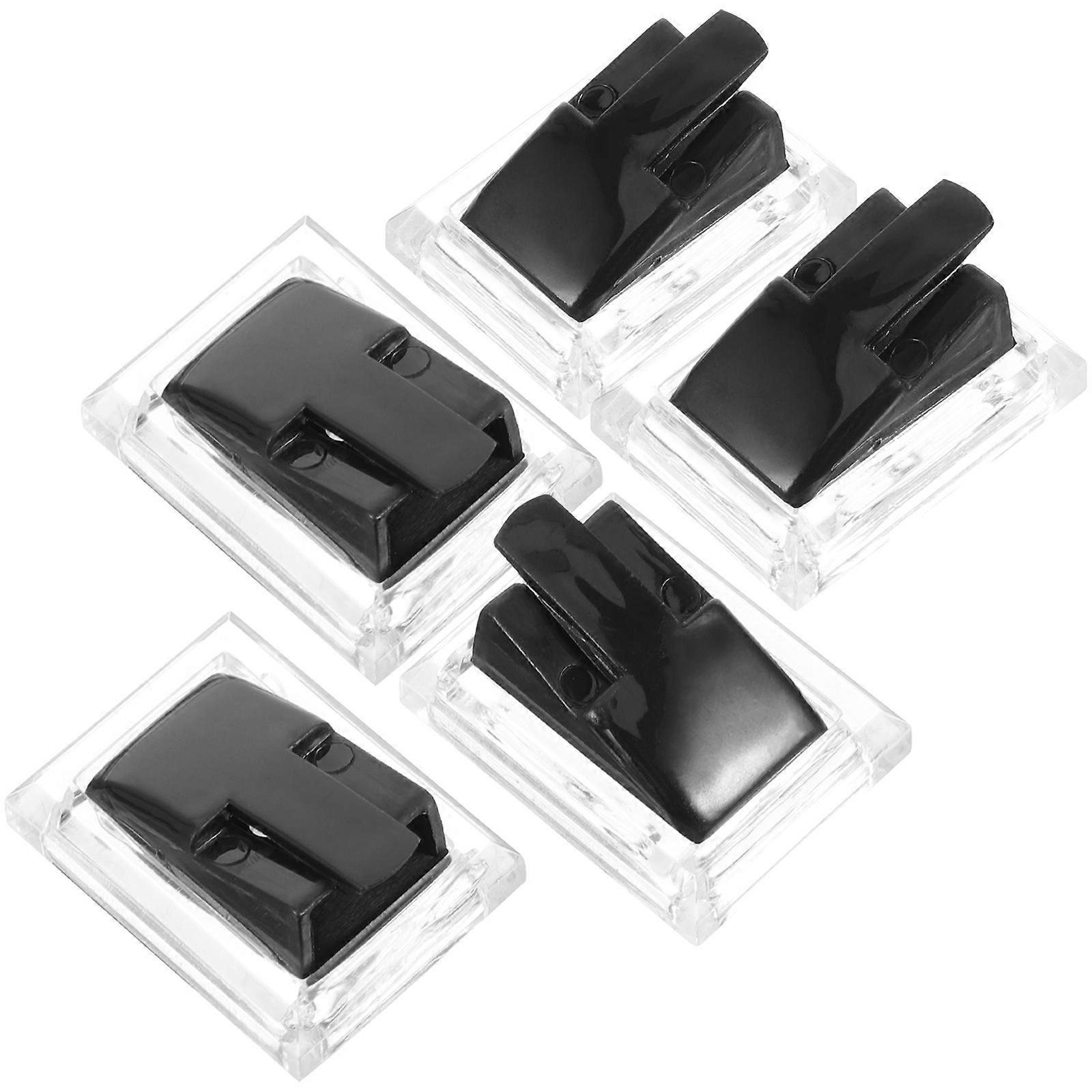 5pcs Acrylic Ring Holder Display Stand Jewelry Storage Rack for Home or Shop Showcase Sturdy Design for Various Ring Sizes Easy Access Organizer