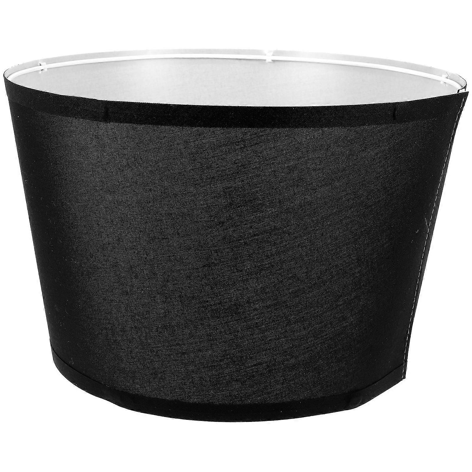 Lampshade Cloth Cover Table Lampshade Decorative Function Metal Material Bedroom 1Set