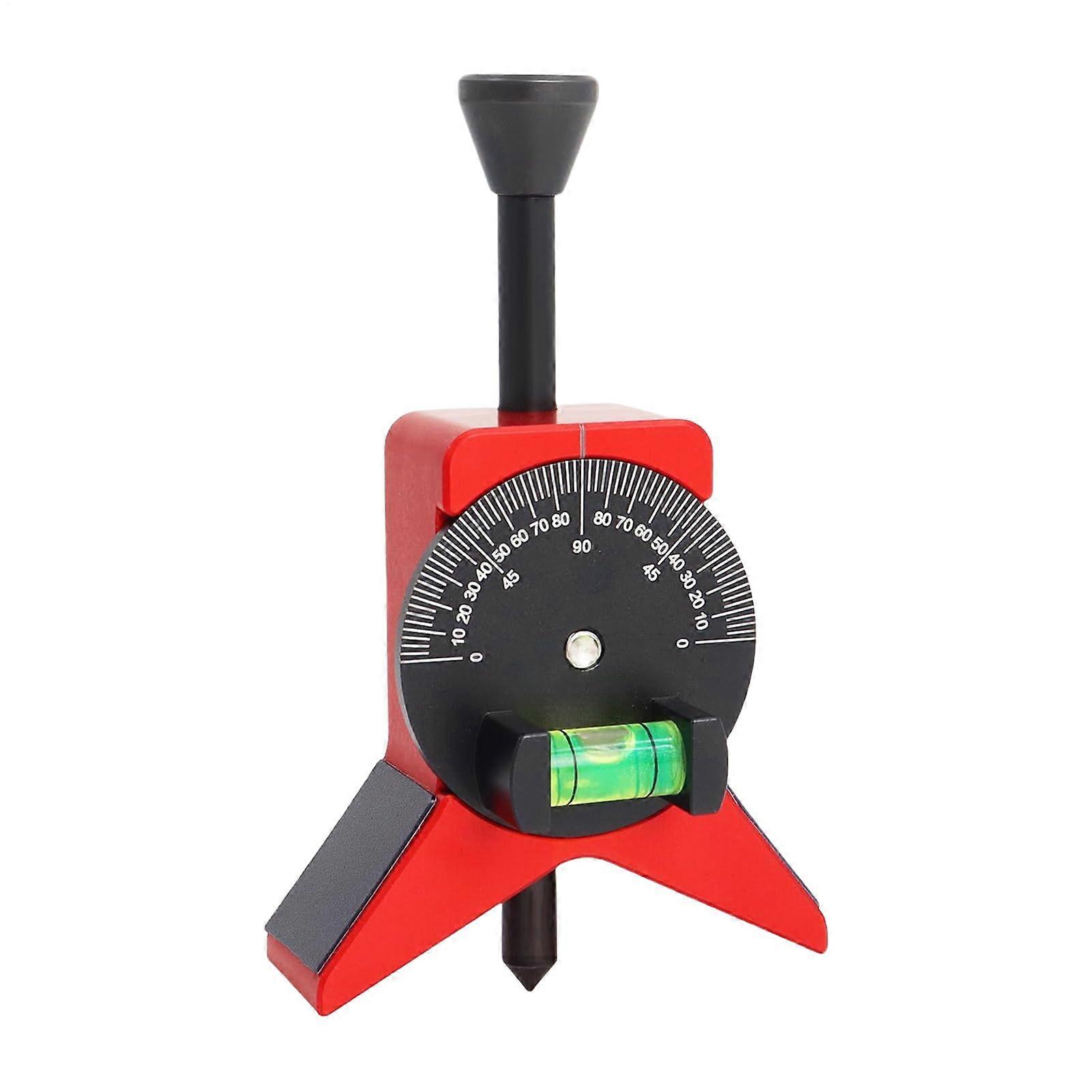 Pipe center finder, pipe marking tool, Yshaped, aluminum alloy, 7.5x12.7x4.9cm, red