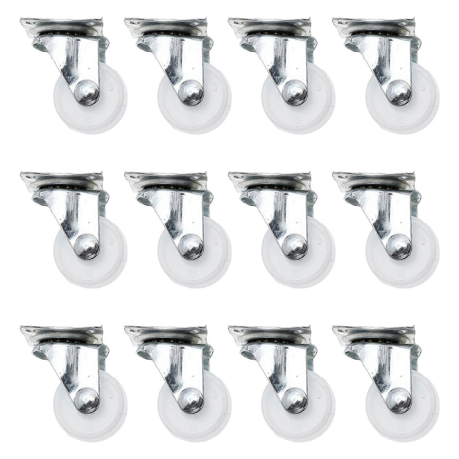 Plastic Wheels 12Pcs For Industrial Users With Excellent Stability And Labor Saving Functionality Designed For Shopping Carts