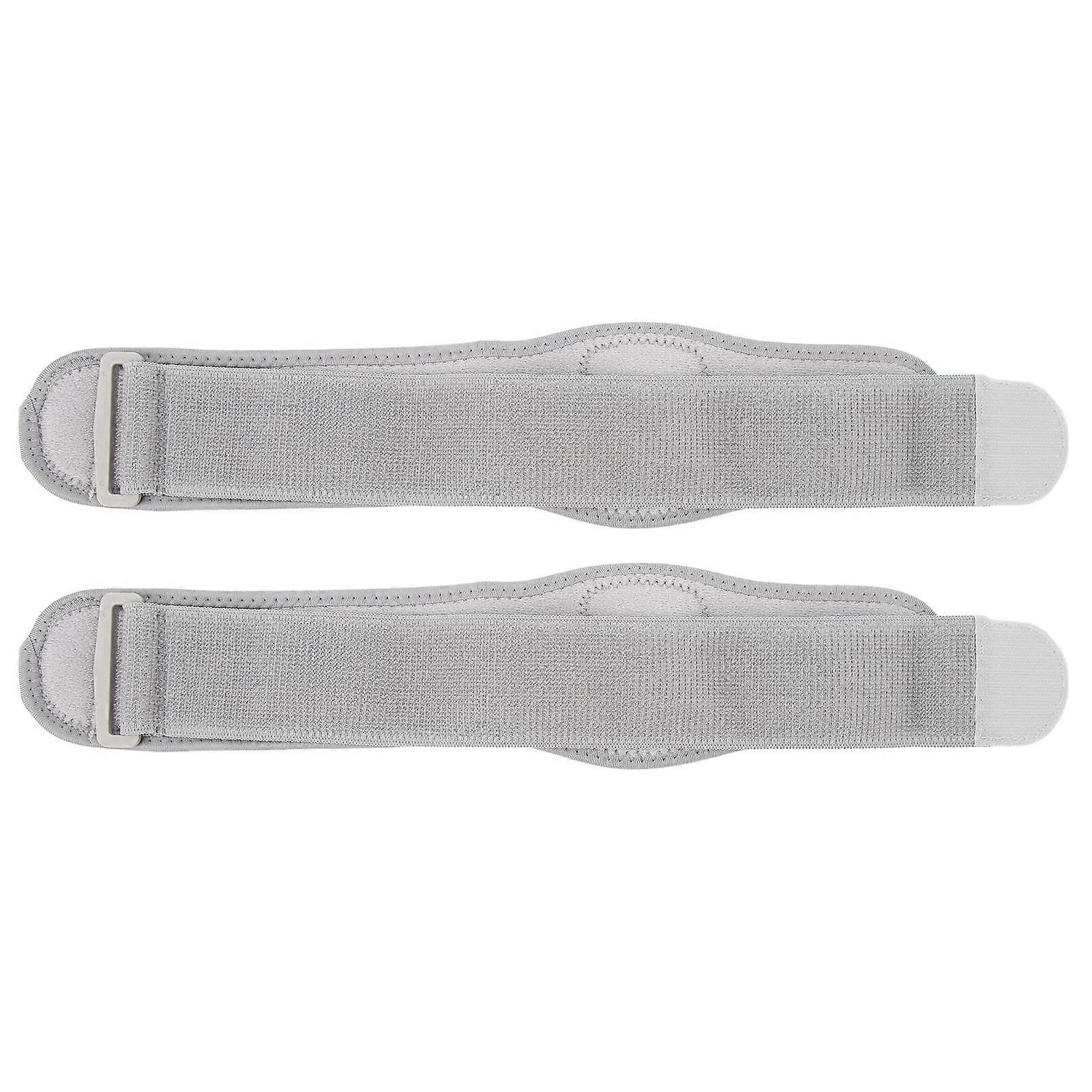 2 Pack Elbow Compression Sleeve Adjustable Breathable Support for Tendonitis Arthritis Sports Training Grey